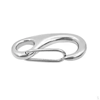 Морские пружинные карабины из нержавеющей стали 316, зажим для якоря для лодки