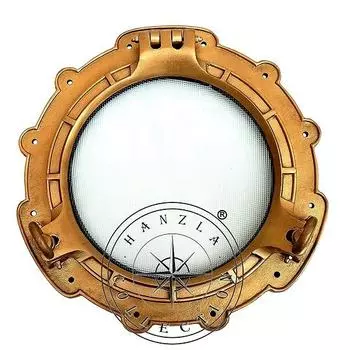 Морской античный латунный декор алюминиевого иллюминатора оконного стекла морской корабль порт декор