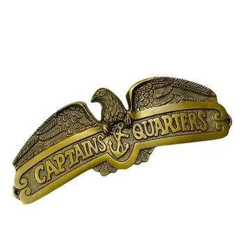 Морской антикварный знак QUARTER CAPTAIN отделка для домашнего декора стены