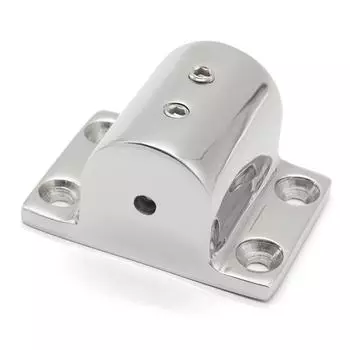 Морской катер поручни фитинг 90 градусов стойка прямоугольное основание крепление 25 мм трубка морское оборудование лодочные детали аксессуары белый