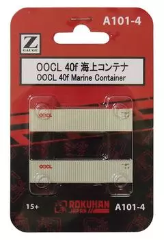 Морской контейнер Rokuhan Z gauge OOCL 40f A101-4 (2 куска)