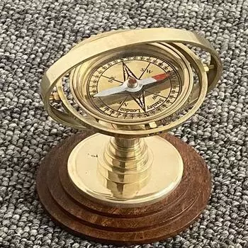 Морской латунный подвесной компас 16,51 см, морской декоративный домашний декор