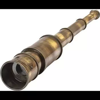 Морской матросский корабль, портативные телескопы, морской винтаж, темно-синяя латунь, антикварная подзорная труба 1915 года, морской декор для дома и офиса M коричневый