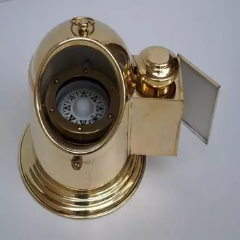 Морской морской латунный нактоуз с плавающим циферблатом, подвесной компас, морской корабль, лодка, лампа