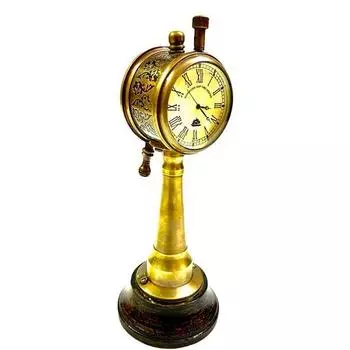 Морской ручной латунный телеграф для морского корабля Звуковой телеграф с часами для дома, офисного декора