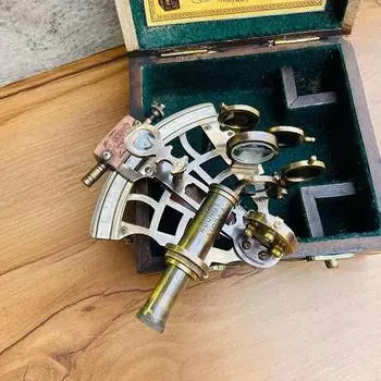 Морской секстант деревянный ящик винтажный твердый антикварный морской парусный морской