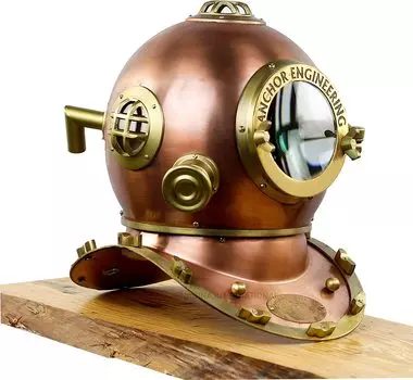 Морской шлем для подводного плавания | Декоративный шлем морского корабля |