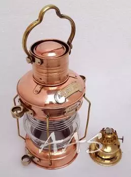 Морской судовой фонарь 14 латунный и медный морской якорь масляная лампа лодочный фонарь M аэро