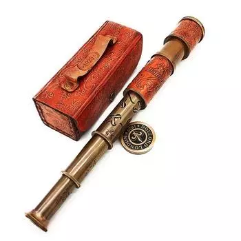 Морской телескоп, выдвижной, 40,64 см, латунный морской телескоп, коллекционные предметы, телескоп