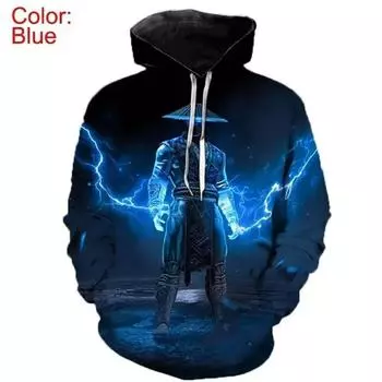 Mortal Kombat 11 Game Hoodies Горячая Распродажа Мужская Одежда Крутой Дизайн 3D Печатный Толстовка Женский Пуловер Harajuku Мода Y2k Топы Толстовка