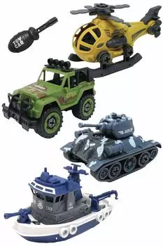 morytrade Assembly Toy Boys DIY Tool Toy and Air Набор из 6+ (Земля, Море, 4)