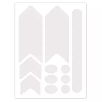 morytrade Bicycle Frame Protection Film Sticker Road Bike MTB Gravel Bike Cross Bike (Clear)