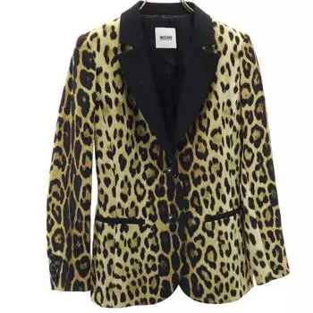 MOSCHINO Cheap and chic Leopard Pattern tailored jacket CHEAP AND CHIC Women Used