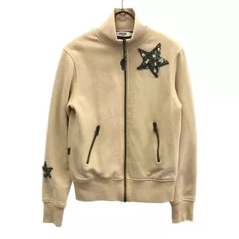 MOSCHINO JEANS made in Italy Wappen sweat Zip jacket 40 pink Women Used