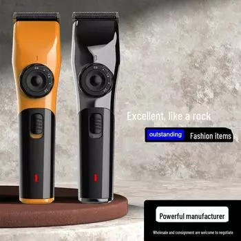 Мощная аккумуляторная электрическая машинка для стрижки волос для парикмахеров и домашнего использования