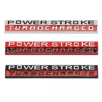 Мощная автомобильная наклейка, эмблема, наклейки для F-or/d F-150 F150 Power Stroke с турбонаддувом Focus Fiesta Kuga Escort K-IA чёрный