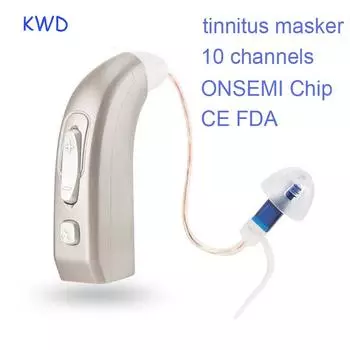 Мощная гарнитура для глухих, цифровой 6-канальный слуховой аппарат, маскировка шума в ушах, шумоподавление, слуховой аппарат для серьезной глухоты s красный