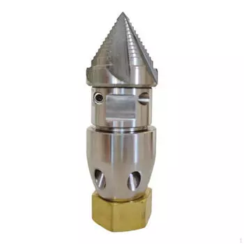 Мощная канализационная насадка для эффективной прочистки труб Metal Color