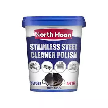 Мощная паста для чистки посуды из нержавеющей стали, бытовое чистящее средство для кухни, мытье днища кастрюль, очистка кухонных принадлежностей от грязи 1