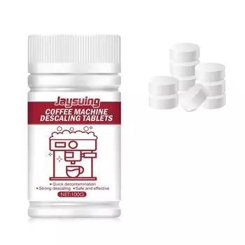 Мощная таблетка для чистки кофемашины Шипучая таблетка Средство для удаления накипи Средство для чистки кухонного чая 1 bottle