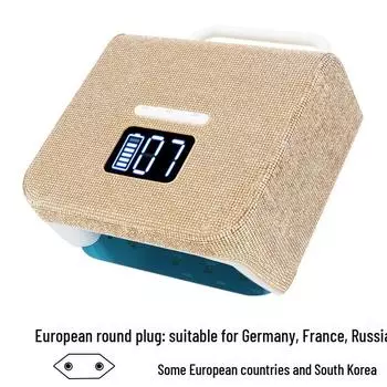 Мощная УФ-лампа для ногтей со стразами для быстрой полимеризации и сушки гель-лака