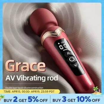 Мощная волшебная палочка, вибраторы, стимуляция точки G, соска, клиторальный массажер, вагинальный мастурбатор, женский мастурбатор, секс-игрушки