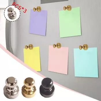 Мощные магнитные гвозди, кнопки, магниты, обучающие и круглые магнитные компоненты, цветные металлические магнитные притяжения, магнитные каменные игрушки 12 шт. One Size чёрный