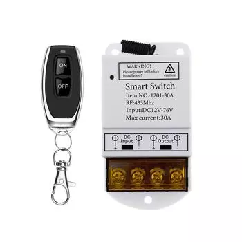 Мощный беспроводной пульт дистанционного управления для двигателей постоянного тока 12 В-76 В, водяных насосов и ламп Single Receiver