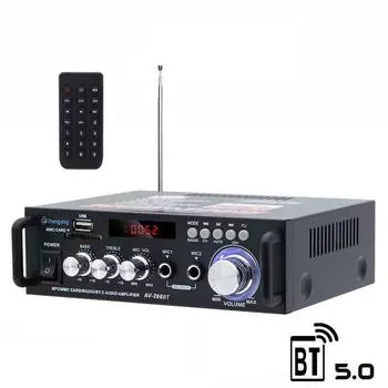 Мощный Bluetooth Hi-Fi аудиоусилитель для дома AV-298BT, European standard, 220V, round plug