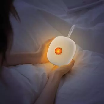 Мощный будильник с 2 режимами вибрации, цифровой будильник, симпатичный, многофункциональный, для людей с нарушением слуха и глухих фиолетовый