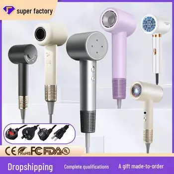 «Мощный фен с отрицательными ионами»: Без повреждений, быстро, идеально подходит для дома или отеля