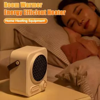 Мощный обогреватель 1000 Вт Эффективное распределение тепла Низкий уровень шума Мгновенный нагрев Энергосбережение EU светло-зеленый