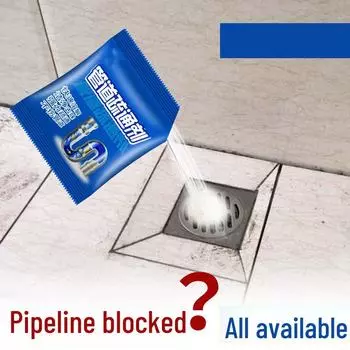 Мощный очиститель канализации: Устраняет засоры в туалетах, раковинах и кухонных сливах, обладает дезодорирующим эффектом 30G