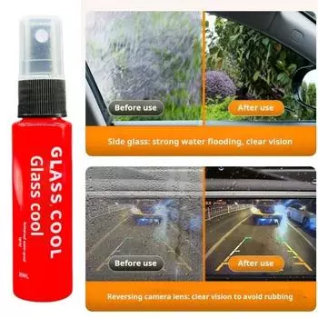 Мощный очиститель лобового стекла автомобиля, средство для удаления масляной пленки, быстродействующий очиститель автомобильных стекол без разводов, набор для чистки внутренних и наружных стекол автомобиля