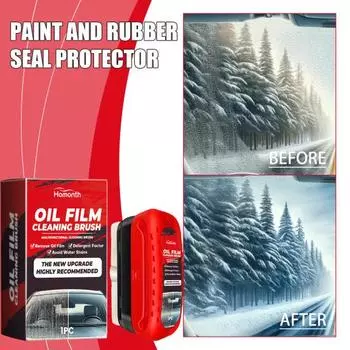 Мощный очиститель лобового стекла автомобиля, удаляет масляную пленку, легко очищается, защищает от запотевания, многоцелевой очиститель для автомобилей