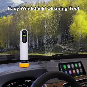 Мощный очиститель лобового стекла, средство для удаления масляной пленки, компактный портативный аккумуляторный автомобильный внутренний и внешний стеклоочиститель, инструмент для чистки автомобильных стекол A