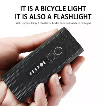 Мощный передний фонарь для велосипеда Яркий светодиодный фонарик для велосипеда Интеллектуальный датчик света Перезаряжаемый через USB фонарь для горного велосипеда Велосипедный фонарь