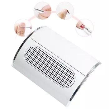 Мощный пылесборник для ногтей с 3 вентиляторами, пылесос, маникюрные инструменты с 2 мешками для сбора пыли, оборудование для маникюрного салона EU