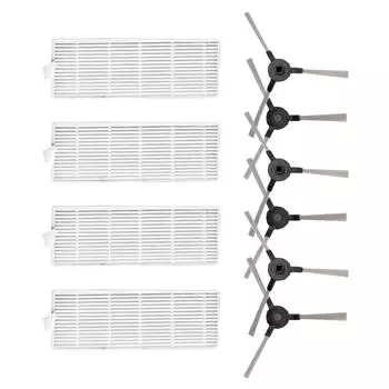 Мощный пылесос из 10 предметов для глубокой очистки, легко разбирается, фильтр гарантированной безопасности