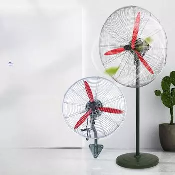 Мощный роскошный промышленный настенный и напольный вентилятор с сильным потоком воздуха