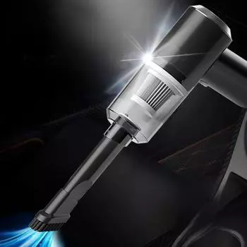 Мощный ручной автомобильный пылесос для домашнего использования. Маленький, беспроводной и портативный для уборки в помещении. Идеально подходит для настольных компьютеров. Handheld portable vacuum cleaner