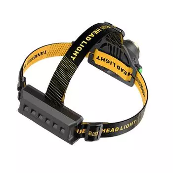 Мощный светодиодный налобный фонарь 9900000LM Zoom Tactical Head Torch Перезаряжаемый налобный фонарь