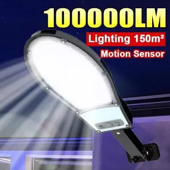Мощный светодиодный солнечный светильник, настенный светильник для двора, 3 режима, индукция человеческого тела, садовая терраса, гаражные ворота, уличные дворовые светильники B-43LED