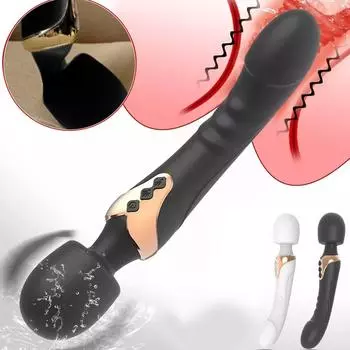 Мощный вибратор с двумя головками и 10 режимами клиторальный стимулятор G-Spot вагинальный массажер женские эротические товары для взрослых