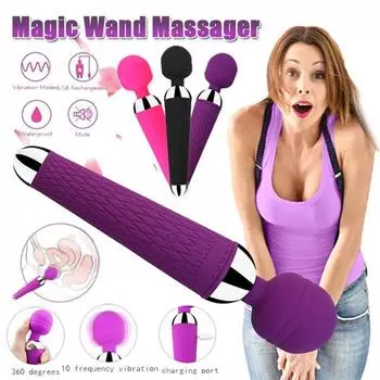 Мощный вибратор, секс-игрушки для женщин, AV, волшебная палочка, вибраторы, стимулятор клитора, мастурбатор, фаллоимитатор, эротические игрушки для взрослых