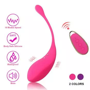 Мощный женский носимый вибратор для точки G, беспроводной пульт дистанционного управления, вибрационное яйцо, шарики Кегеля, товары для взрослых, секс-игрушки, яйцо любви Purple