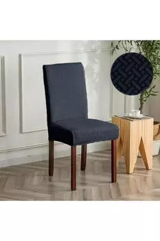 Mosimoso Чехол для стула с рисунком кирпича, моющийся, из лайкры, гибкий эластичный чехол для стула