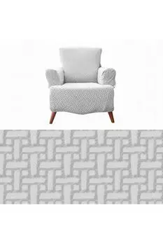 Mosimoso домашний эластичный моющийся хлопковый жаккардовый чехол с кирпичным рисунком, одинарный чехол для дивана, кресло, чехол для дивана