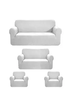 Mosimoso Домашний сотовый эластичный гибкий чехол для дивана 3 + 2 + 1 + 1 чехол для дивана комплект чехлов для дивана
