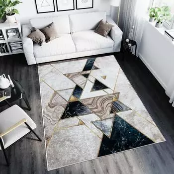 Mosimoso H478 Ковер с принтом на точечной подошве